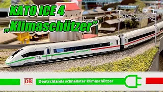 KATO DBAG ICE 4 Grüne Linie /Green Line „Klimaschützer” Modellbahn in Spur N /K10952,K10953,K10954