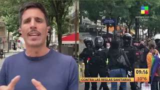 🇫🇷 Francia: masivas protestas contra reglas sanitarias