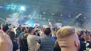 Sting and Darby Seek and destroy entrance all in  AEW Wembley stadium