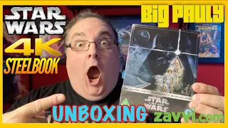 Star Wars: A New Hope 4k ZAVVI EXCLUSIVE Steelbook Unboxing