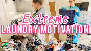 EXTREME LAUNDRY MOTIVATION | ULTIMATE LAUNDRY MOTIVATION | CLEAN WITH ME