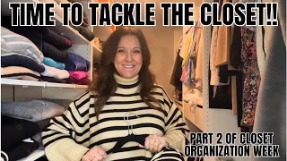 DECLUTTER WITH ME! Turning Chaos into Calm in My Closet! Part 2 Declutter & Organization Series