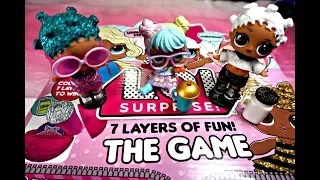 LOL Surprise doll Board Game LOL doll Glitter Series with Diva, Luxe, Queen Bee