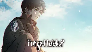 Nightcore - forgettable (yaeow) - (Lyrics)