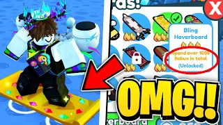 I Got *RAREST* HOVERBOARD In PET SIMULATOR X!!