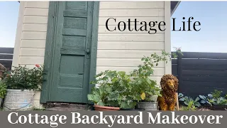 Cottage Garden | Backyard Makeover | DIY Fence Build