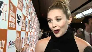 Elizabeth Olsen at New York Film Festival's Red Carpet for 'Martha Marcy May Marlene' Interview