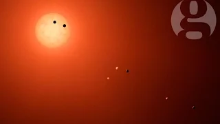 Nasa announces discovery of seven Earth-sized planets – video report