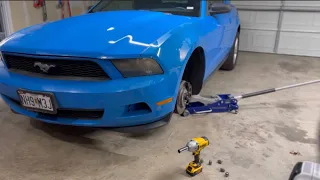 Building a track car with only 5k! Part 2. 2020 GT500 wheels on a s197?!?