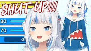 GURA ANNOYED BY HER OWN VOICE IN GROOVE COASTER WAI WAI PARTY! [HOLOLIVE EN]