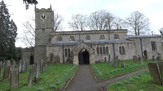 1200 AD ~ St Giles Church, Great Longstone Village, Derbyshire UK