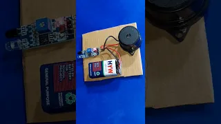 How to make door security alarm🚪using ir sensor #shorts #viral #viralshorts #ytshorts