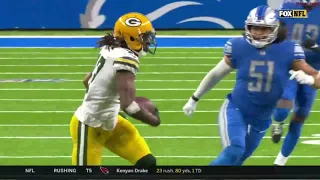 Davante Adams goes for 115 yards against the Lions