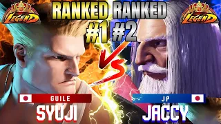 [SF6]  Guile(Syuji) vs. JP(Jaccy)  Street Fighter 6