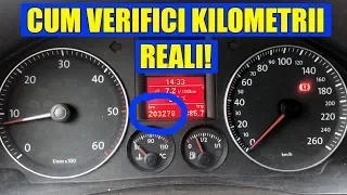 Cum verifici kilometrii (km) reali la VW, Skoda, Audi, Seat cu interfata VCDS VAGCOM