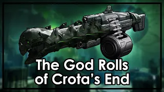 The God Roll Weapons of Crota's End (And There Are A Lot of Them)