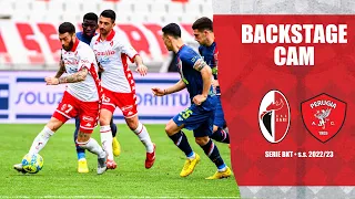 ⚪🔴🎥 THE BACKSTAGE CAM • Bari-Perugia 0-2 • s.s. 2022/23 • Tunnel Cam