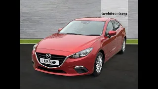 Mazda3 2.0 SKYACTIV-G SE Auto Euro 5 (s/s) 5dr Soul Red 7725 Miles LA16 NME