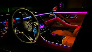 INTERIOR MERCEDES S CLASS 2021W223 Ambiant Lighting 250 LED