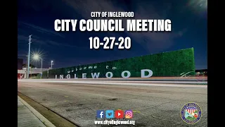 10-27-2020 Inglewood City Council Meeting