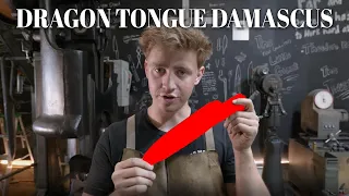 Making Dragon Tongue Damascus Part 2