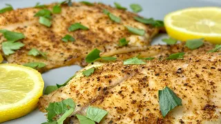 Healthy Air Fryer Tilapia (no oil or breading)