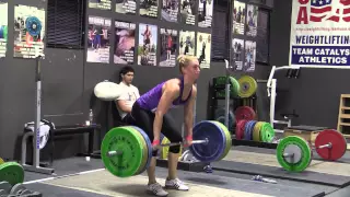 Olympic Weightlifting 1-30-15 - Clean Pull, Power Snatch, Snatch Balance, Pause Jerk