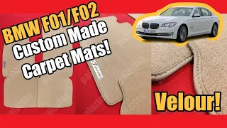 Bmw 7 Series 750i/760i F01/F02 Velour Carpet Floor Mats