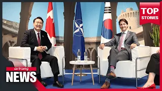 Pres. Yoon holds bilateral meetings at NATO summit