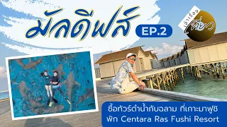 เที่ยว มัลดีฟส์ : EP2 ดำน้ำกับฉลาม ดูโลมา พัก Centara Ras Fushi | เล่าเรื่องเที่ยว