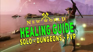 BEST FOCUS HEALER BUILD? New World Healer Support Guide | Solo, Dungeon & PvP Build - How To Heal