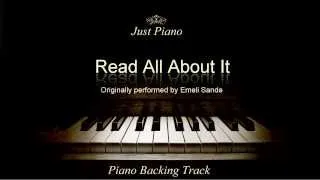 Read All About It (Pt. III) by Emeli Sandé (Piano Accompaniment)