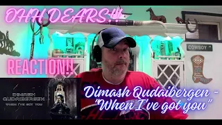 Reacting to Dimash Qudaibergen - 'When I've Got You' for the First Time!