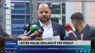 Lefter Maliqi deklaratë për mediat (03.05.2024)