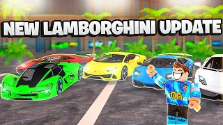 *NEW* LAMBORGHINI UPDATE IN ROBLOX SOUTHWEST FLORIDA!!!