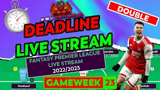 FPL: GAMEWEEK 23 DEADLINE | ALL OR NOTHING! | LIVE STREAM VOD | FANTASY PREMIER LEAGUE TIPS 2022/23