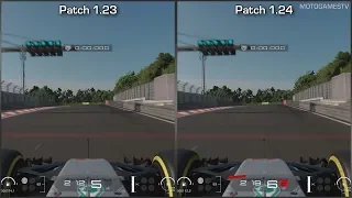 Gran Turismo Sport - Mercedes-AMG F1 W08 EQ Power+ 2017 - Patch 1.23 vs 1.24 Comparison