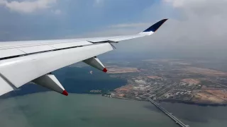 Singapore Airlines | Jakarta - Singapore | Landing | Airbus A350 | SQ957