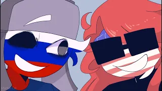 SUPERSTAR || animation meme || countryhumans Russia and America