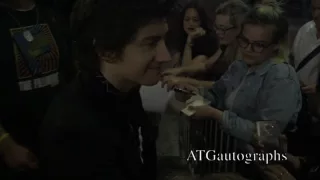 Alex Turner Signing Autographs during The Last Shadow Puppets 2016 tour