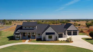 INSIDE AN OKLAHOMA MODERN FARMHOUSE WITH A GUEST HOUSE AND POOL | PRICED AT $1,150,000 | MUST SEE!!!