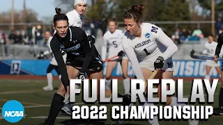 Middlebury vs. Johns Hopkins: 2022 DIII field hockey championship | FULL REPLAY