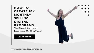 Webinar Replay: How to Create 10K Monthly Selling Digital Programs