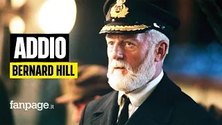 Morto Bernard Hill, l’attore che interpretava il capitano Smith in Titanic