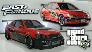GTA 5: Sean Boswell's 'Tokyo Drift' Mitsubishi Evolution 9 - Karin Sultan RS REPLICA BUILD!