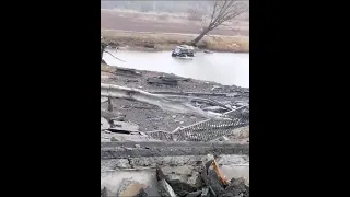 Феневичі. SHERP Богун переправляється через Здвиж. SHERP Bohun crosses over Zdvyzh river