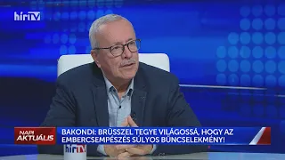 Napi aktuális - Bakondi György (2022-10-12) - HÍR TV