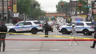 Teen and child shot outside Chicago public library on West Side