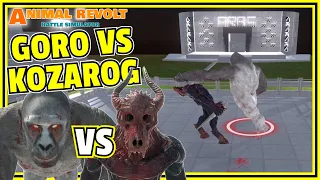 GORO vs KOZAROG! Can the demon beat Goro? | Animal Revolt Battle Simulator