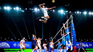 Stéphen Boyer - Monstrous Spikes in the Vertical Jump | Best Volleyball Actions | VNL 2021 (HD)